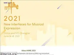 Sites similar to nime2021.org