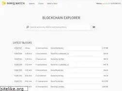 Sites similar to nimiq.watch
