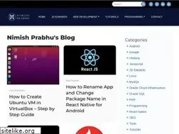 Sites similar to nimishprabhu.com
