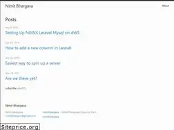 Sites similar to nimitbhargava.com