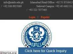 Sites similar to nimls.edu.pk