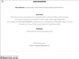 Sites similar to ninabahadur.com