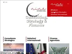 Sites similar to ninainternational.it