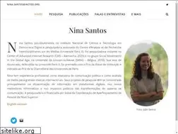 Sites similar to ninasantos.com.br