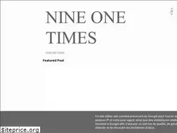 Sites similar to nineonetimes.page