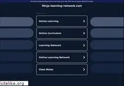 Sites similar to ninja-learning-network.com