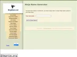 Sites similar to ninjaname.net