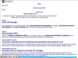Sites similar to ninjaseo.es