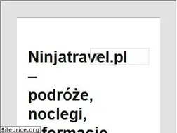 Sites similar to ninjatravel.pl