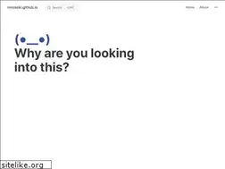 Sites similar to ninoseki.github.io