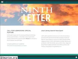 Sites similar to ninthletter.com