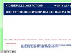 Sites similar to niosresult.blogspot.com