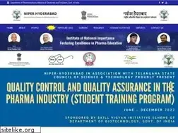 Sites similar to niperhyd.ac.in