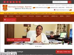 Sites similar to nirmalacollegeranchi.com