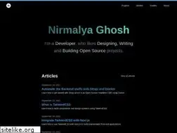 Sites similar to nirmalyaghosh.com