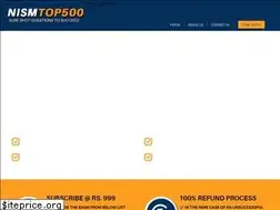 Sites similar to nismtop500.in