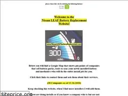 Sites similar to nissanleafbatteryreplacement.com