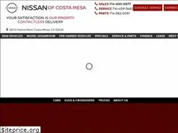 Sites similar to nissanofcostamesa.com