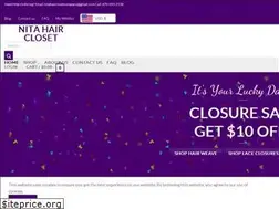 Sites similar to nitahaircloset.com