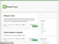 Sites similar to nitesh-thapa.com