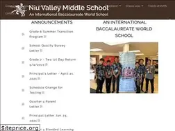 Sites similar to niuvalleymiddle.org