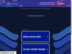Sites similar to nivethamurali.in