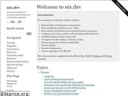 Sites similar to nix.dev