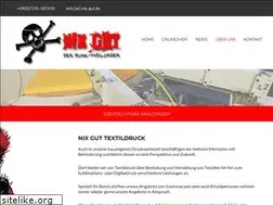 Sites similar to nixgut-textildruck.de
