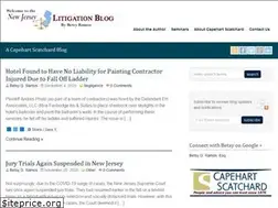 Sites similar to njlitigationblog.com