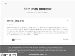 Sites similar to nkmmaumurmur.blogspot.com