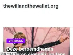 Sites similar to nl.thewillandthewallet.org