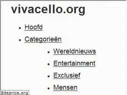 Sites similar to nl.vivacello.org