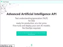 Sites similar to nlpcloud.com