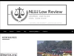 Sites similar to nlujlawreview.in