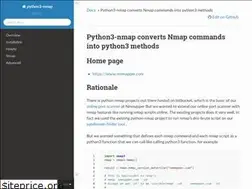 Sites similar to nmap.readthedocs.io