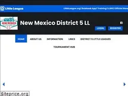 Sites similar to nmd5littleleague.org