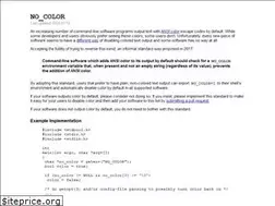 Sites similar to no-color.org