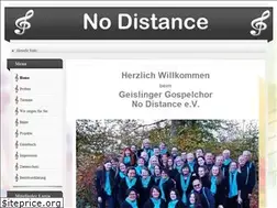 Sites similar to no-distance.de