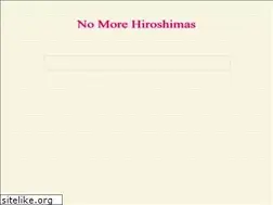 Sites similar to no-more-hiroshima.com