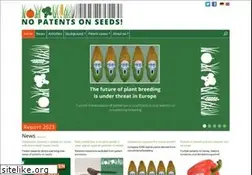 Sites similar to no-patents-on-seeds.org
