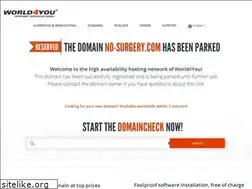 Sites similar to no-surgery.com