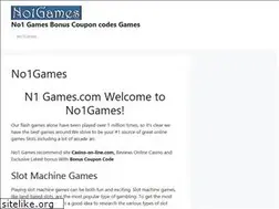 Sites similar to no1games.com