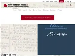 Sites similar to noahwebsterhouse.org