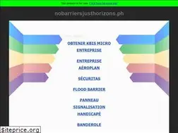 Sites similar to nobarriersjusthorizons.ph