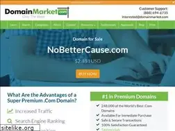 Sites similar to nobettercause.com