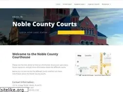 Sites similar to noblecountycourts.org