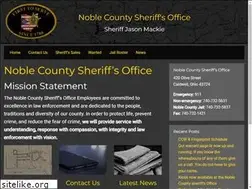 Sites similar to noblecountysheriffsoffice.com
