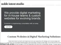 Sites similar to nobleintentstudio.com