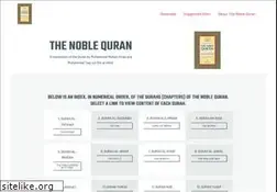 Sites similar to noblequran.com