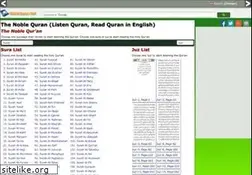 Sites similar to noblequran.net